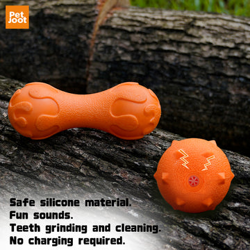 Interactive Dog Toy Bone with Gibbering Sound